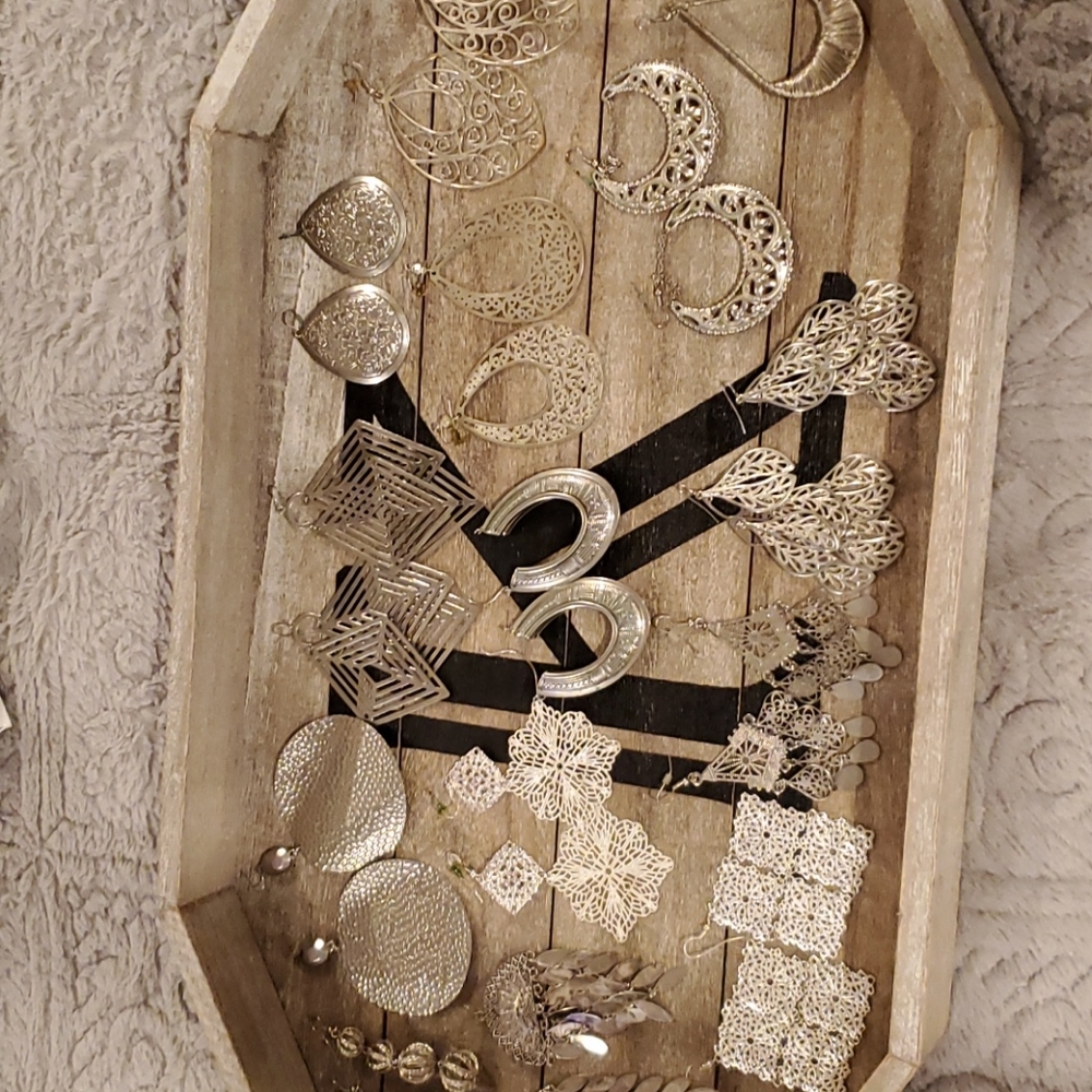 Silver earrings - Picture 2 of 6